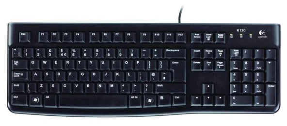 LOGITECH K120 KABLOLU KLAVYE TR Q 920-002505 ürün görseli 1