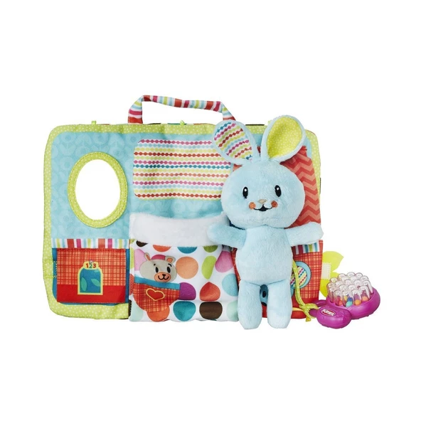Playskool Uyku Arkadaşım Tavşancık ve Uyku Eğitimi Kazandırmaya Yardımcı Yıkanabilir Eğitici Bez Kitap ürün görseli 1