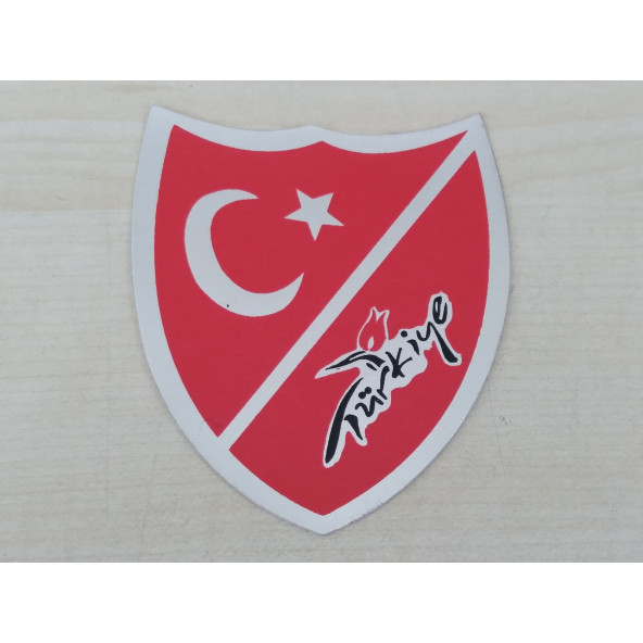 TÜRKİYE STİCKER 8x7cm AYYILDIZ BAYRAK - TÜRK BAYRAĞI - TÜRKİYE ETİKETİ - TÜRKİYE ÇIKARTMASI ürün görseli 1