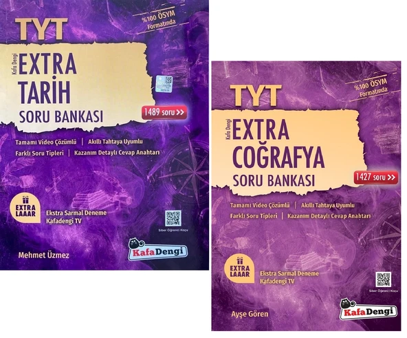Kafadengi 2025 Tyt Tarih + Coğrafya Extra Soru Seti 2 Kitap ürün görseli 1