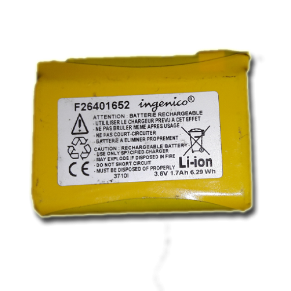 3.7v 1.7Ah 6.29 Wh Batarya ürün görseli 1
