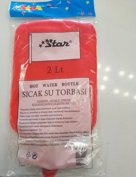 2L SICAK SU TORBASI KIRMIZI - Resim 2