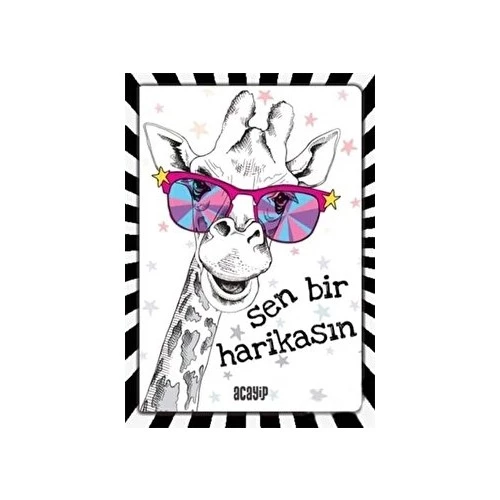 Havalı Unicorn Defter - Çılgın Defterler ürün görseli 1
