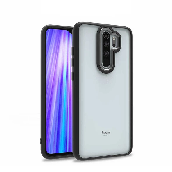 Gpack Xiaomi Redmi Note 8 Pro Kılıf Flora Sert Silikon Arkası Cam Şeffaf ürün görseli 1