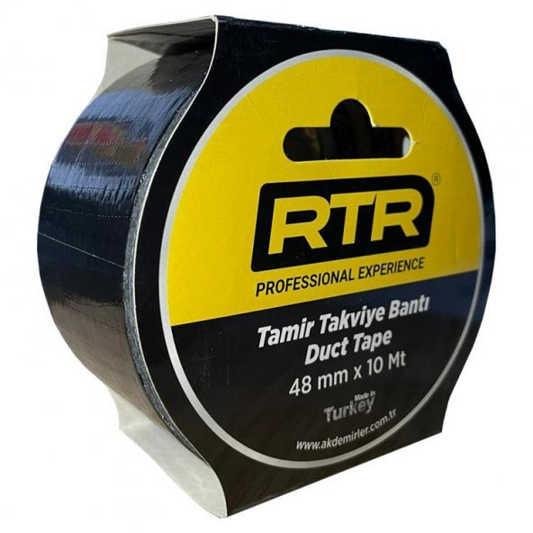 RTR Tamir Takviye Bandı Siyah 48x10 Metre RCN192 ürün görseli 1