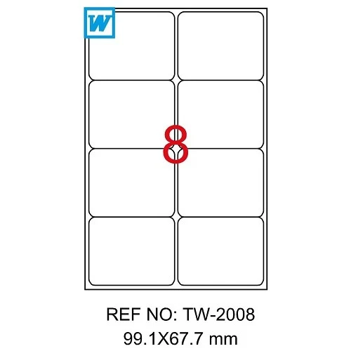 Tanex Tw-2008 99 x 67 Mm Etiket - Resim 2
