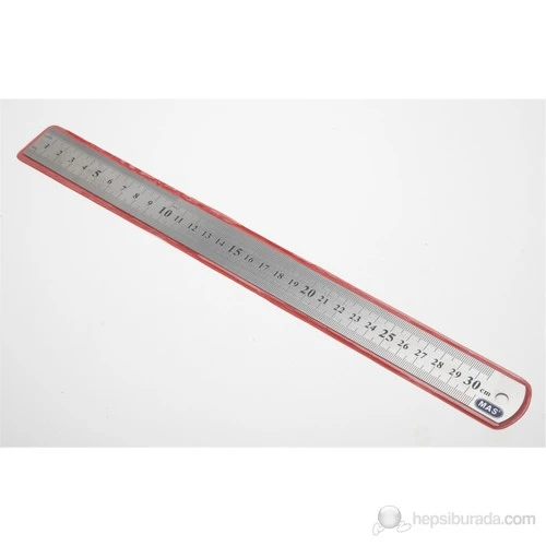 Mas 2330 Çelik Cetvel 30cm - Resim 2