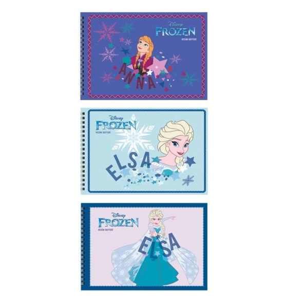 Frozen 17*25 15 Yp.Resim Defteri 3'lü ürün görseli 1
