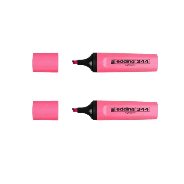 Edding 344 Pembe Fosforlu Kalem 2 Adet ürün görseli 1