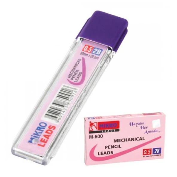 Mikro Leads 0.5 Versatil Kalem Ucu Kısa Min 60 MM.   (M-600) KM05 12'li ürün görseli 1