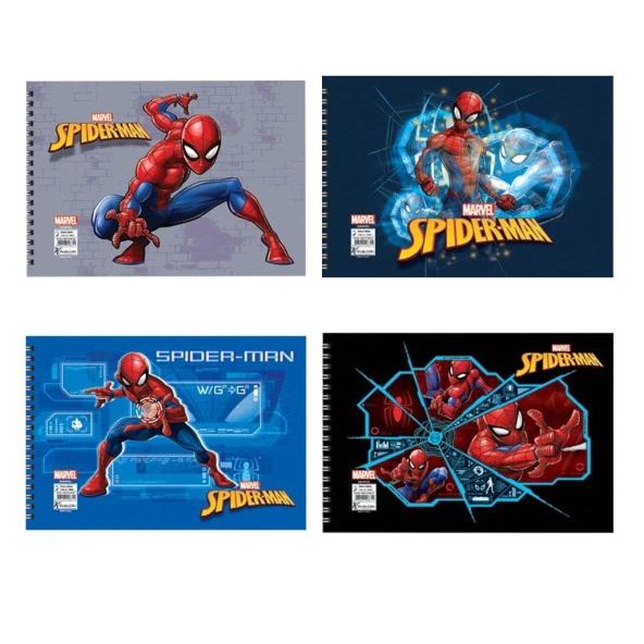 Spider 17*25 15 Yp.Resim Defteri 4'lü ürün görseli 1