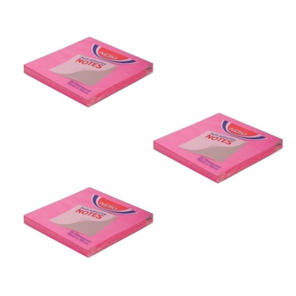 Noki Memo 75 x 75 100 Yp. K.Pembe 3 Adet ürün görseli 1