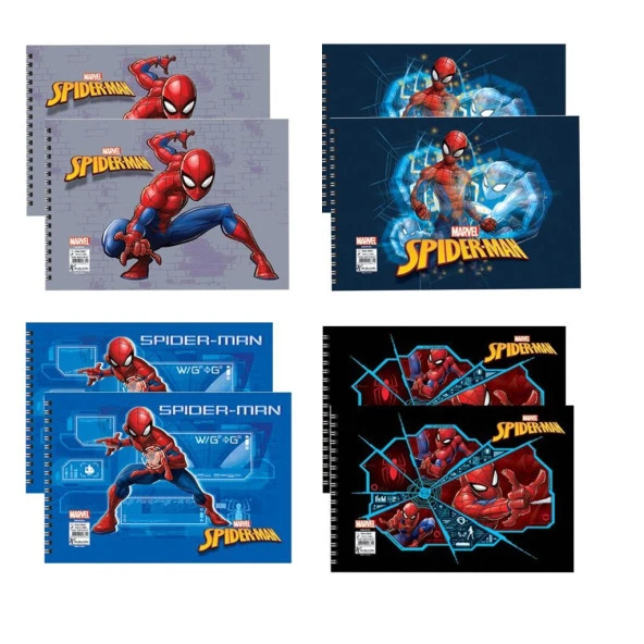 Spider 17*25 15 Yp.Resim Defteri 8'li ürün görseli 1
