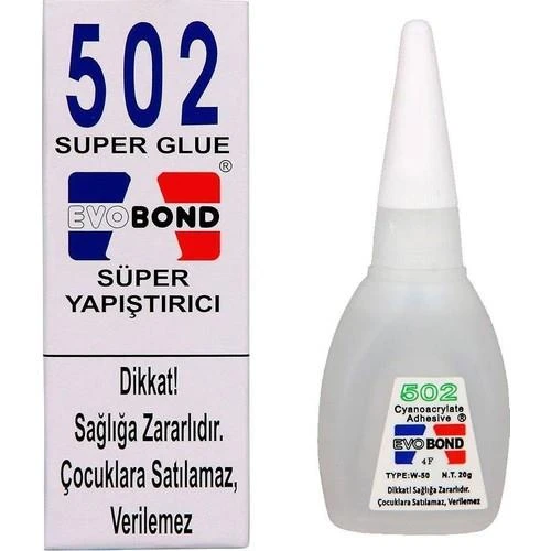 Evobond 502 Yapıştırıcı 20 g 5 Adet ürün görseli 1