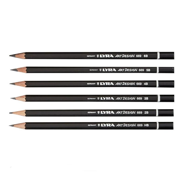 Lyra Rembrandt Art Desing 669 Dereceli Kalem Çizim Seti 001 ürün görseli 1