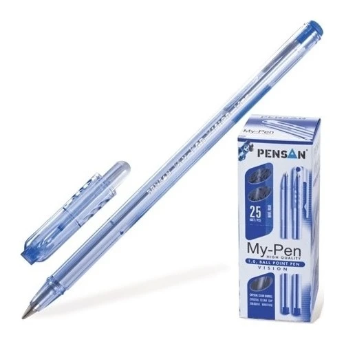 Pensan My-Pen Tükenmez Kalem 1.0 Mm 2210 Mavi - 25 Adet ürün görseli 1
