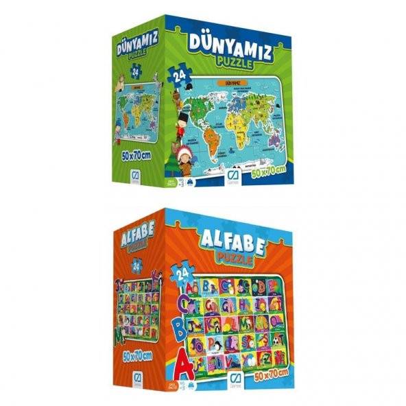 Ca Games 2li Yer Puzzle Seti (5025-5027) ürün görseli 1