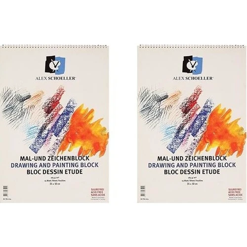 Alex Schoeller Resim Defteri 35 x 50 Spr. 165 gr 15 Yp. - 2 Adet ürün görseli 1