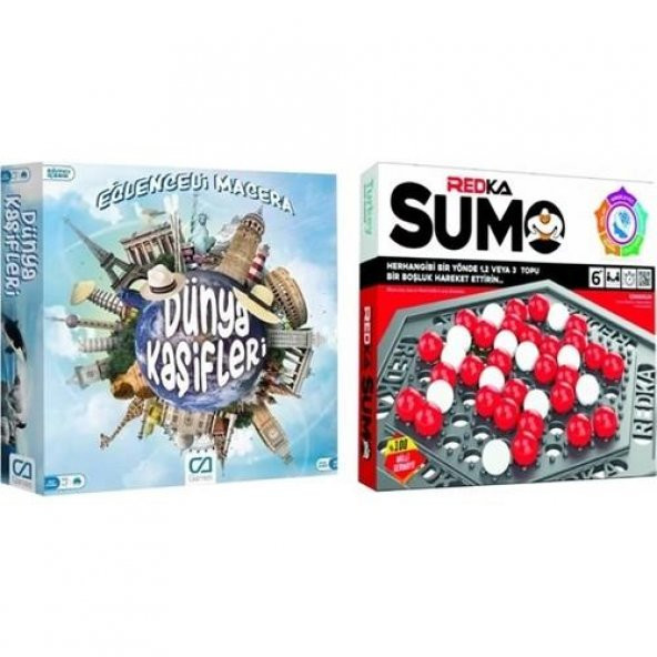 Ca Games Dünya Kaşifleri + Redka Sumo (2li Süper Set) ürün görseli 1