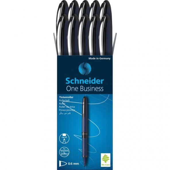 Schneider One Business 0,6mm Roller Siyah Kalem Scr241 10 Adet ürün görseli 1