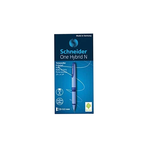 Schneider One Hybrid N 0.3 Rollerball Mavi 10 Adet ürün görseli 1