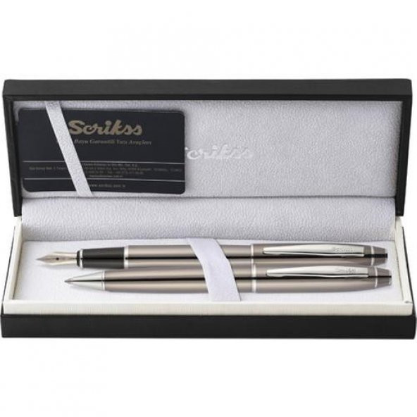 Scrikss Tıtanıum Tükenmez Kalem Dolma Kalem Set 35 ürün görseli 1