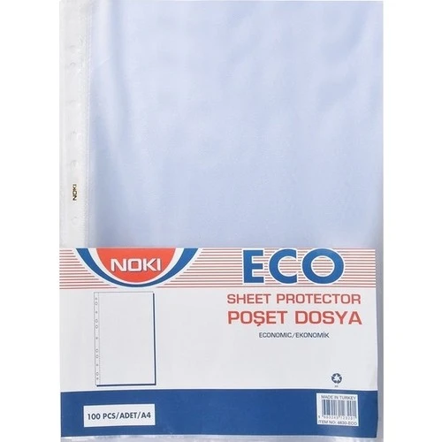 Noki Eco Poşet Dosya 100 Lü ürün görseli 1