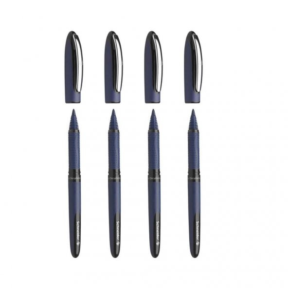 Schneider One Business 0,6mm Roller Siyah Kalem Scr241 4 Adet ürün görseli 1