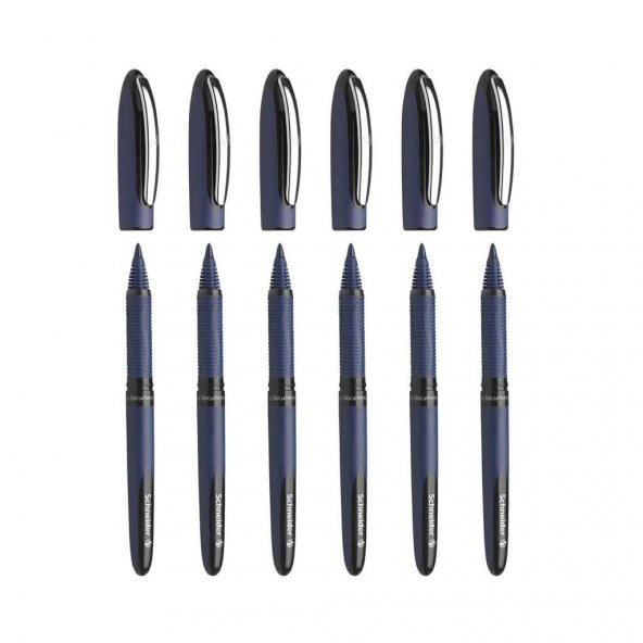 Schneider One Business 0,6mm Roller Siyah Kalem Scr241 6 Adet ürün görseli 1