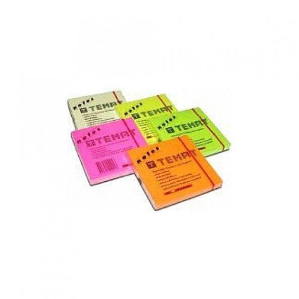 Temat 75 X 75 Mm Fosforlu Pembe Postit - Yapışkanlı Kağıt ürün görseli 1