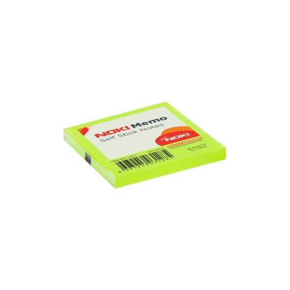 Noki Memo Yapışkanlı Not K. 75X75 12211 Yeşil ürün görseli 1