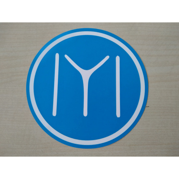 KAYI BOYU STİCKER 12x12cm İYİ LOGO ARMA STİCKER, KAYI BOYU İYİ ETİKETİ, KAYI BOYU İYİ ÇIKARTMASI ürün görseli 1