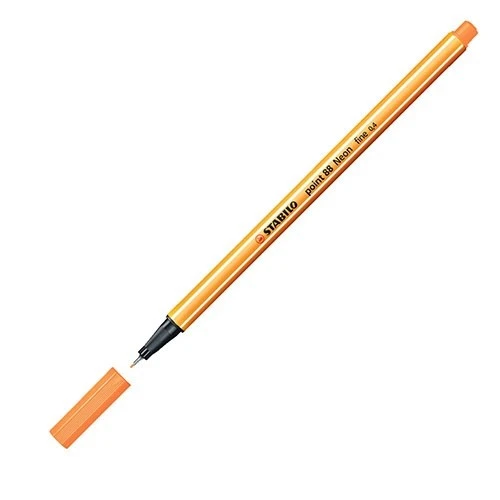 Stabilo Point 88-54 Ince Uçlu Keçeli Kalem 0,4 mm - FLORESAN TURUNCU ürün görseli 1