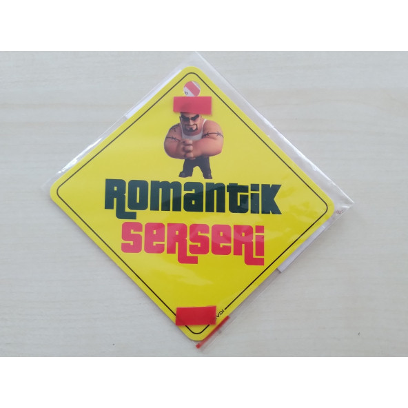 CAM İÇİ SARI DEKOR PLAKA KARE ROMANTİK SERSERİ (11x11cm) YAPIŞTIRMALI (Dekor Levha) SARI PLAKA ürün görseli 1