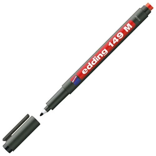 Edding 149 M Asetat Kalemi Silgili Kırmızı ürün görseli 1