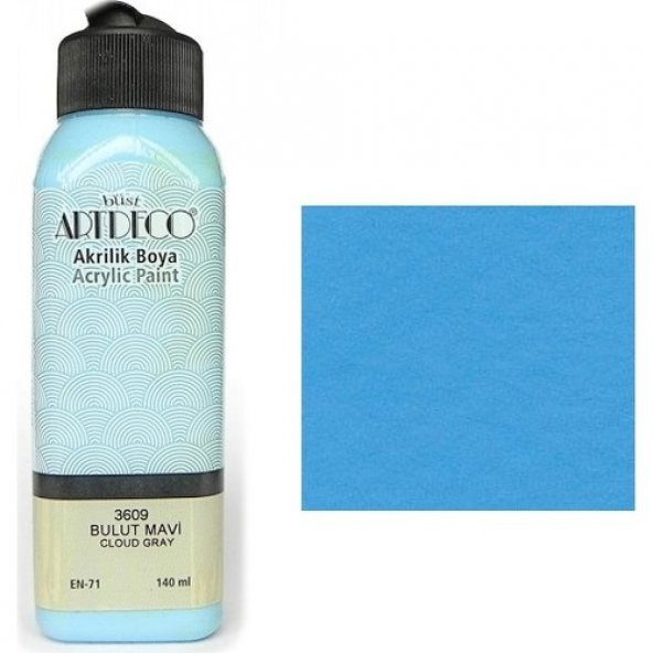 Artdeco Akrilik Boya 140 Ml Bulut Mavi ürün görseli 1
