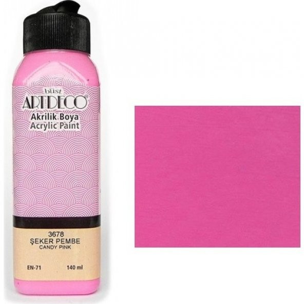 Artdeco Akrilik Boya 140 Ml Şeker Pembe ürün görseli 1
