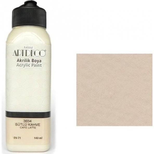 Artdeco Akrilik Boya 140 Ml Sütlü Kahve ürün görseli 1
