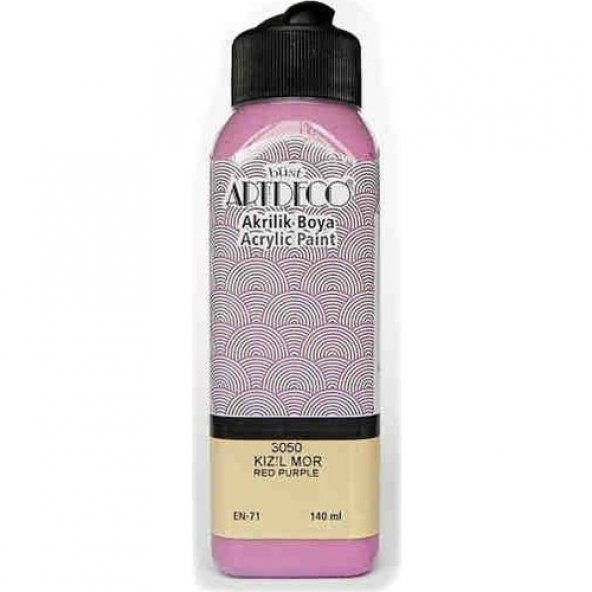 Artdeco Akrilik Boya 140 Ml Kızıl Mor Y-070R-3050 ürün görseli 1