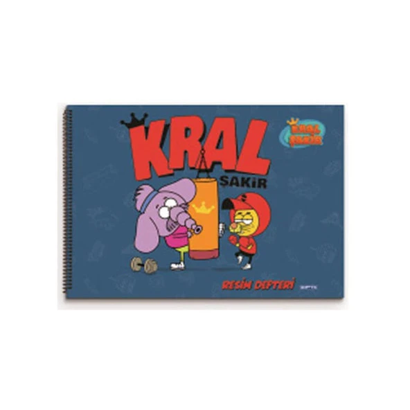 Gıpta Kral Şakir 25 x 35 Spiralli Resim Defteri 15 Yaprak ürün görseli 1
