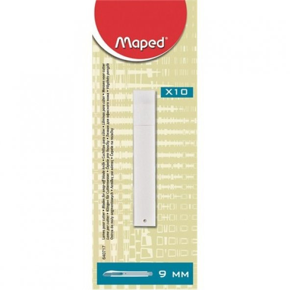 Maped Maket Bıçağı Yedeği 9mm 10lu ürün görseli 1
