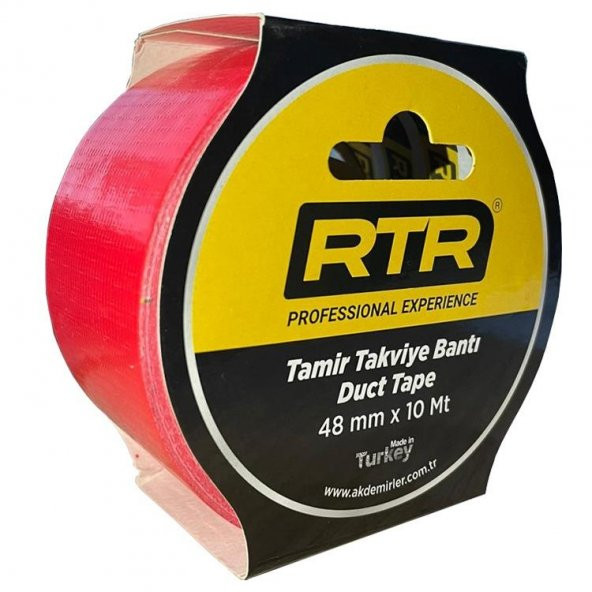 RTR Tamir Takviye Bandı Kırmızı 48x10 Metre RNC196 ürün görseli 1