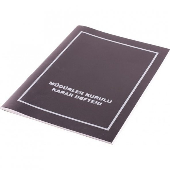 Gülpaş 132 Müdürler Kurulu Karar Defteri Plastik Kapak 40 Yp. 21X30 ürün görseli 1