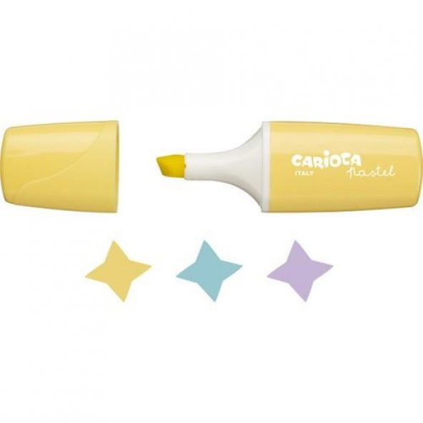 Carioca Pastel Renk Mini İşaretleme Kalemi 3Lü - Resim 2