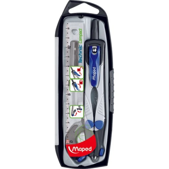 Maped Pergel Seti Technıc Compact 4Lü 538700 ürün görseli 1
