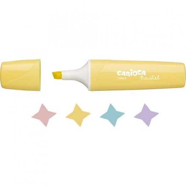 Carioca Pastel Renk İşaretleme Kalemi 4Lü - Resim 2