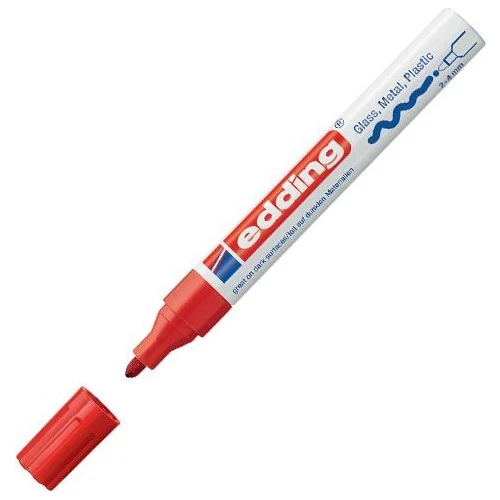 Edding 750 Paint Markör Kalem Renk - Kırmızı ürün görseli 1