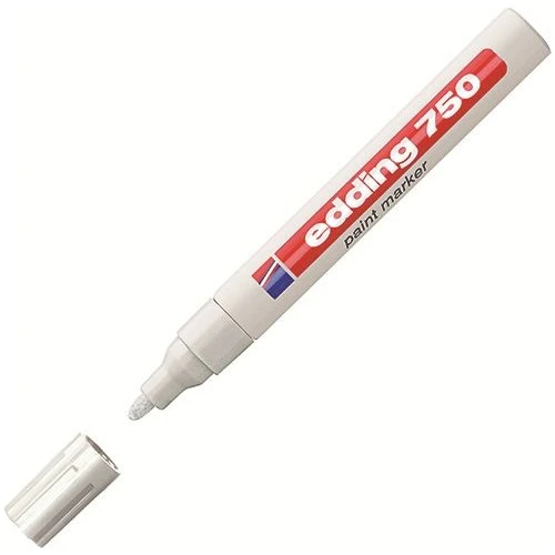 Edding 750 Paint Markör Kalem Renk - Gümüş - Resim 3