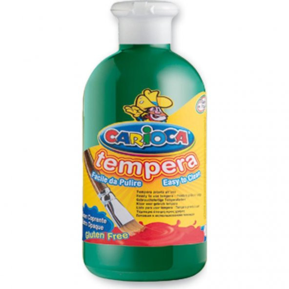 Carioca Tempera Suluboya Süper Yikanabilir  Koyu Yeşil 500 Ml. ürün görseli 1