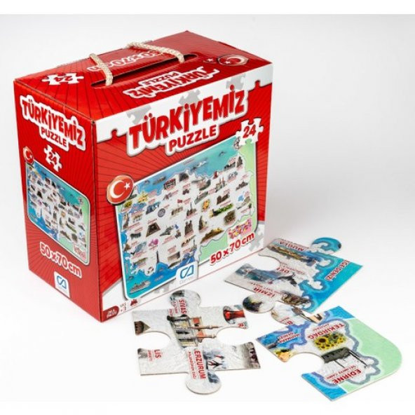 Ca Games Türkiyemiz 24 Parça Puzzle ürün görseli 1